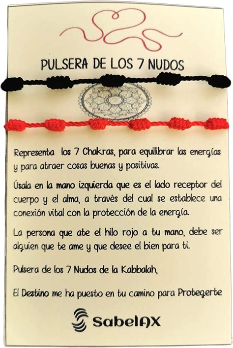 Qué significa la pulsera roja de 7 nudos y por qué。